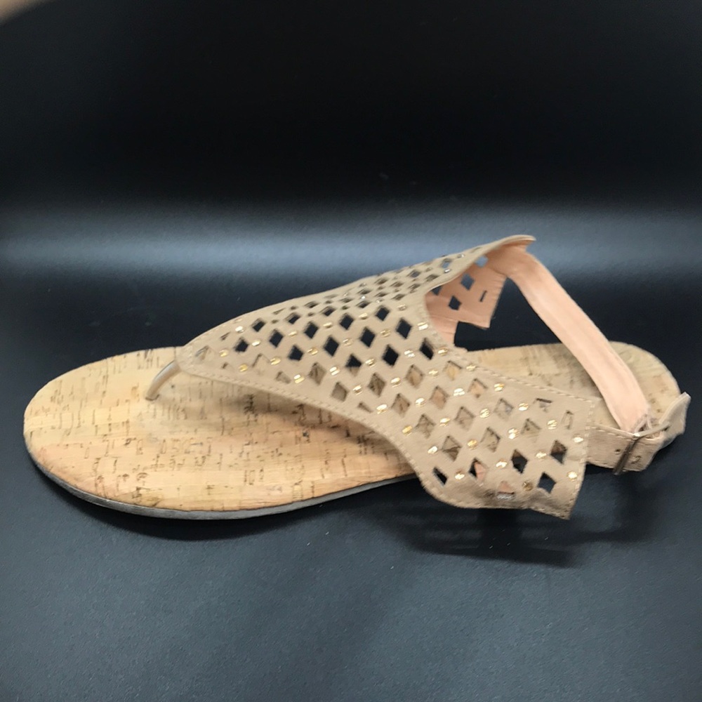 Austin Trading Co Tan Lattice Rhinestones Cork - Picture 10 of 10